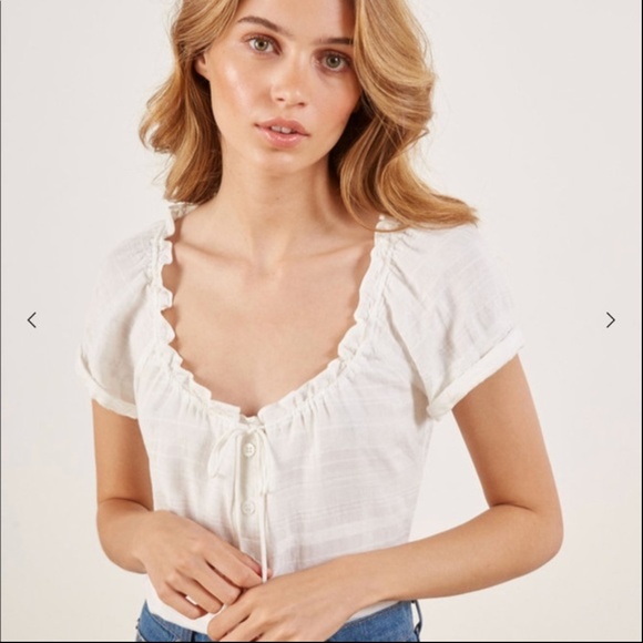 Reformation Tops - NWT Reformation Edita Top XS White